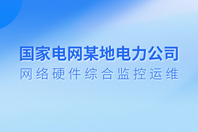 国家电网某地电力公司网络硬件综合监控运维项目