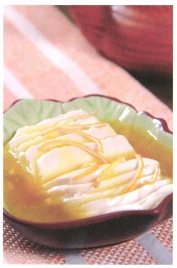 柠檬豆花羹