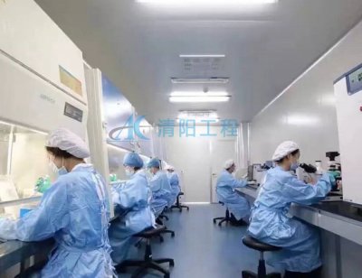 上海某凯基因化学C级、D级药厂GMP无尘车间净化工程