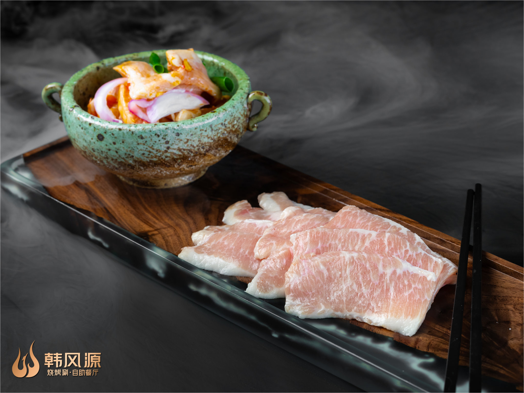 鲜拌松板肉