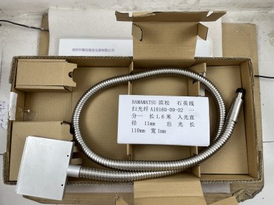 HAMAMATSU滨松 石英线扫光纤 A10160-09-02 一分一 长1.6米 