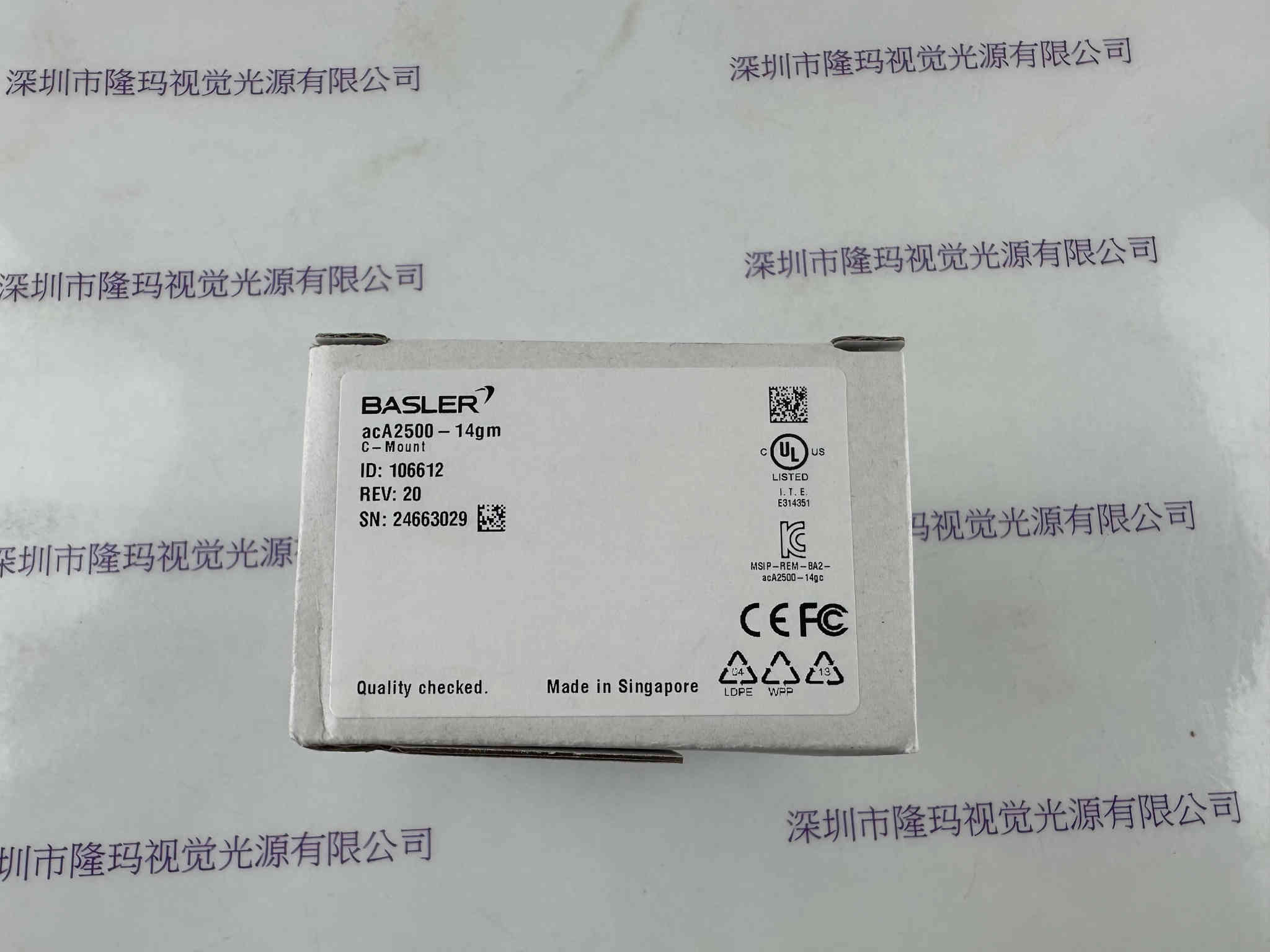 Basler巴斯勒 工业相机  acA2500-14gm