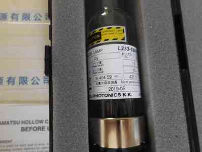 HAMAMATSU滨松  L233-66NB(DY)  空心阴极灯