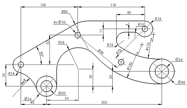 SOLIDWORKS草图绘制技巧：“A”键的应用