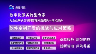 軟件定制開發的挑戰與應對策略