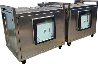 圆盘记录仪水压测试台