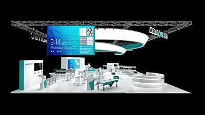 300平方米展臺(tái)設(shè)計(jì)方案