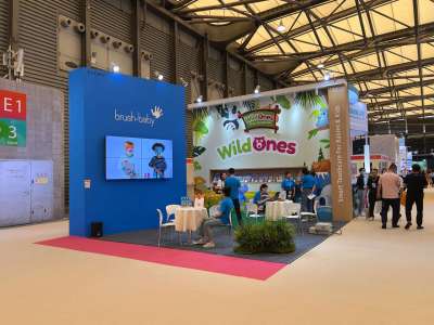 上海国际个人护理用品博览会展台搭建案例