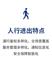 人行进出特点