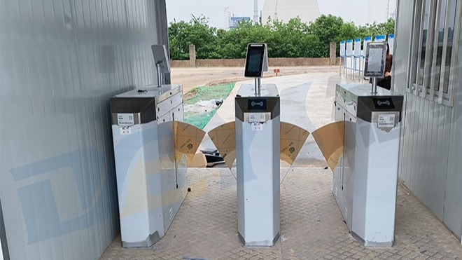 湖北荆州工地翼闸双通道人脸识别