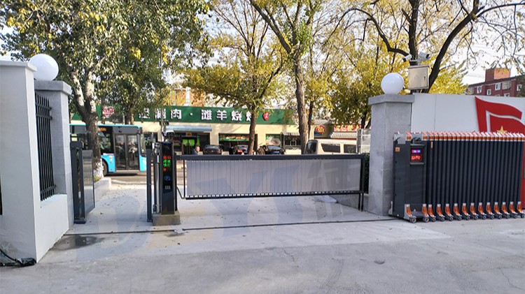 车牌识别广告道闸