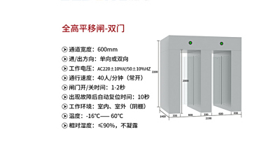 全高平移闸-双门