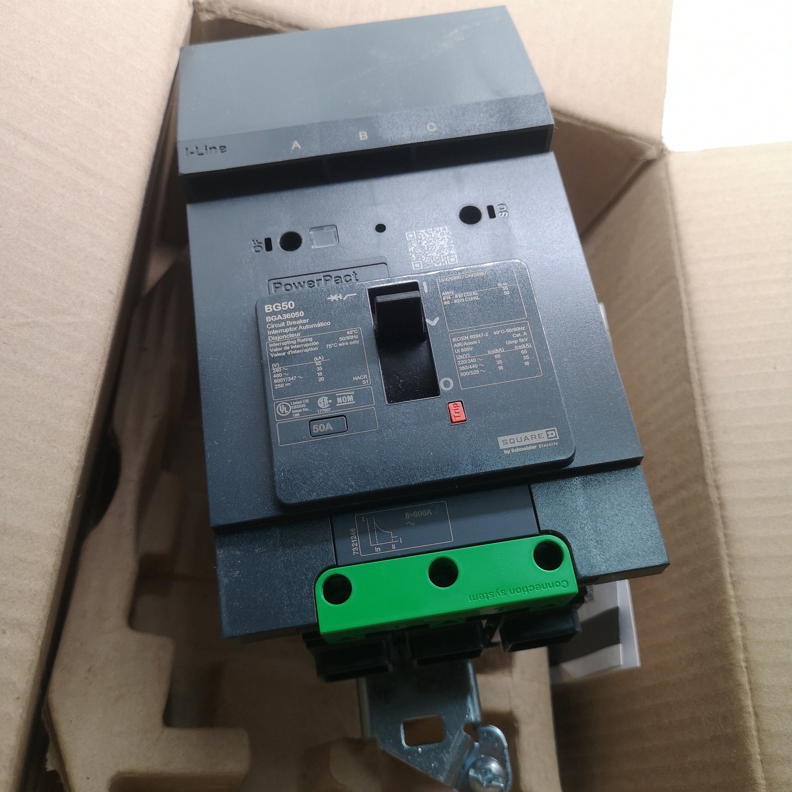 现货库存  SQUARE D/施耐德 断路器 BGA36050原装正品 优势供应 #A