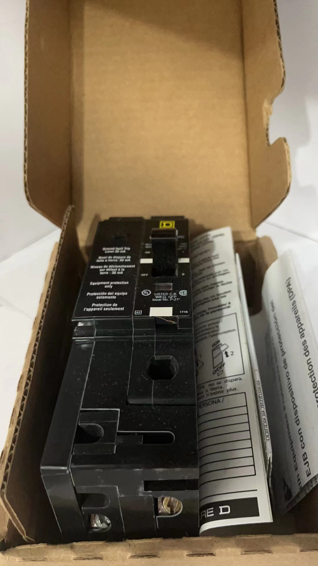 现货库存 原装正品 SQUARE D/施耐德 断路器  EGB14015EPD 优势供应 #L