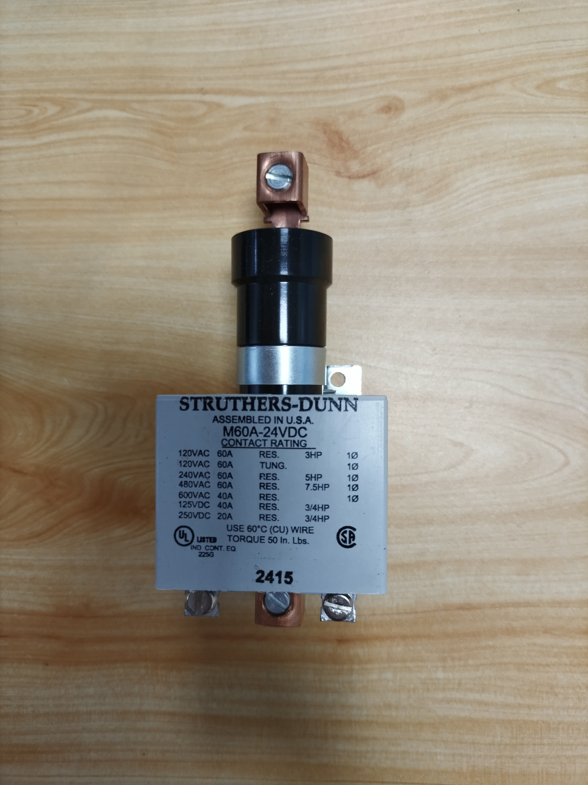 优势供应 STRUTHERS-DUNN继电器 M60A-24VDC 全新原装进口 #L