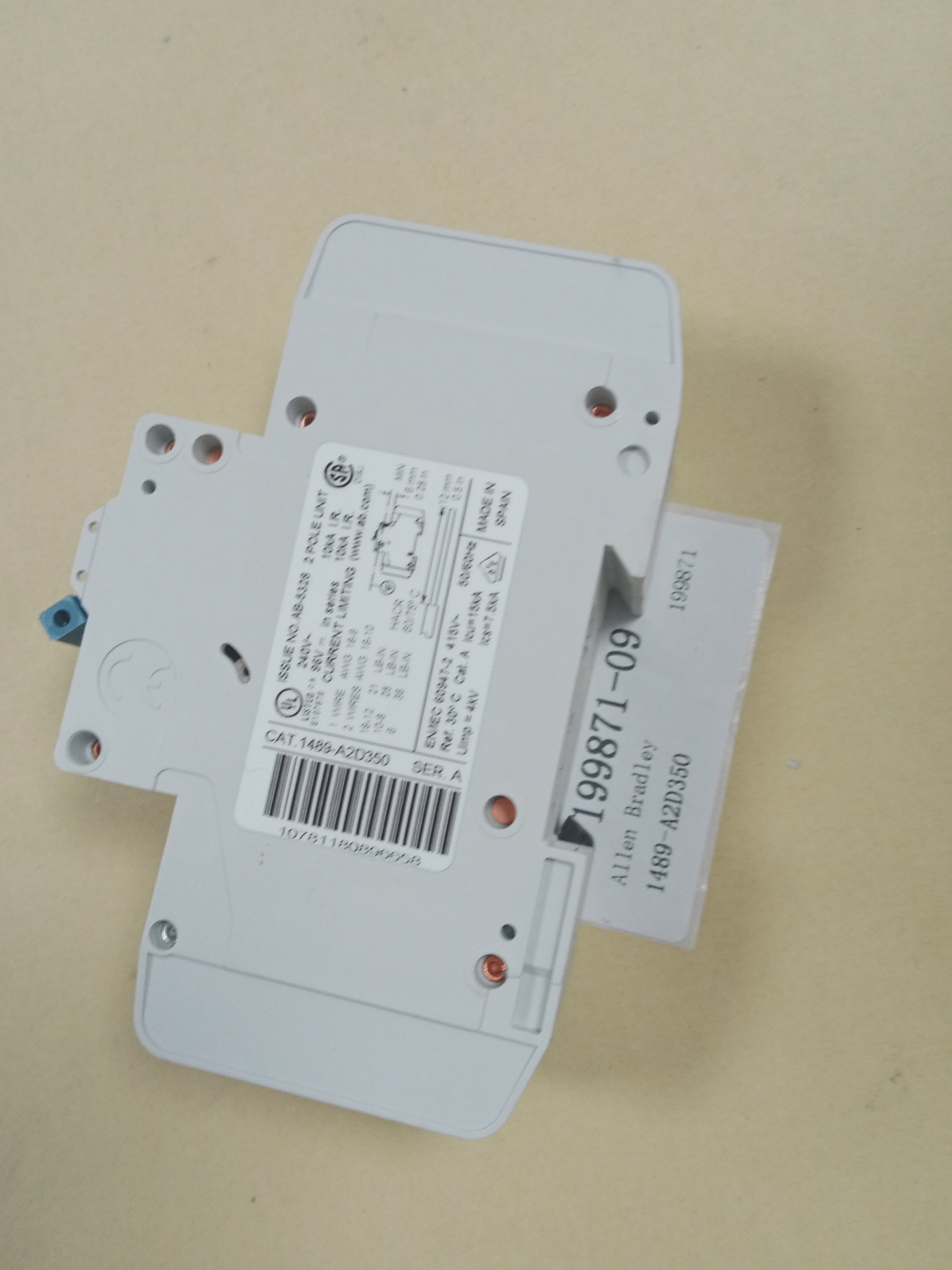 现货库存 断路器Allen Bradley/A-B	1489-A2D350 #J