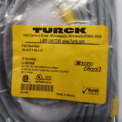 现货库存 Turck-图尔克 线缆 U-00988 RK  原装正品 优势供应#A