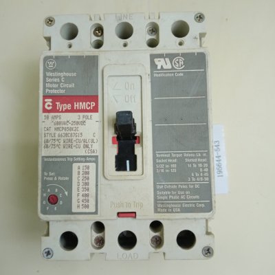 现货库存Westinghouse断路器HMCP050K2C-原装正品#J