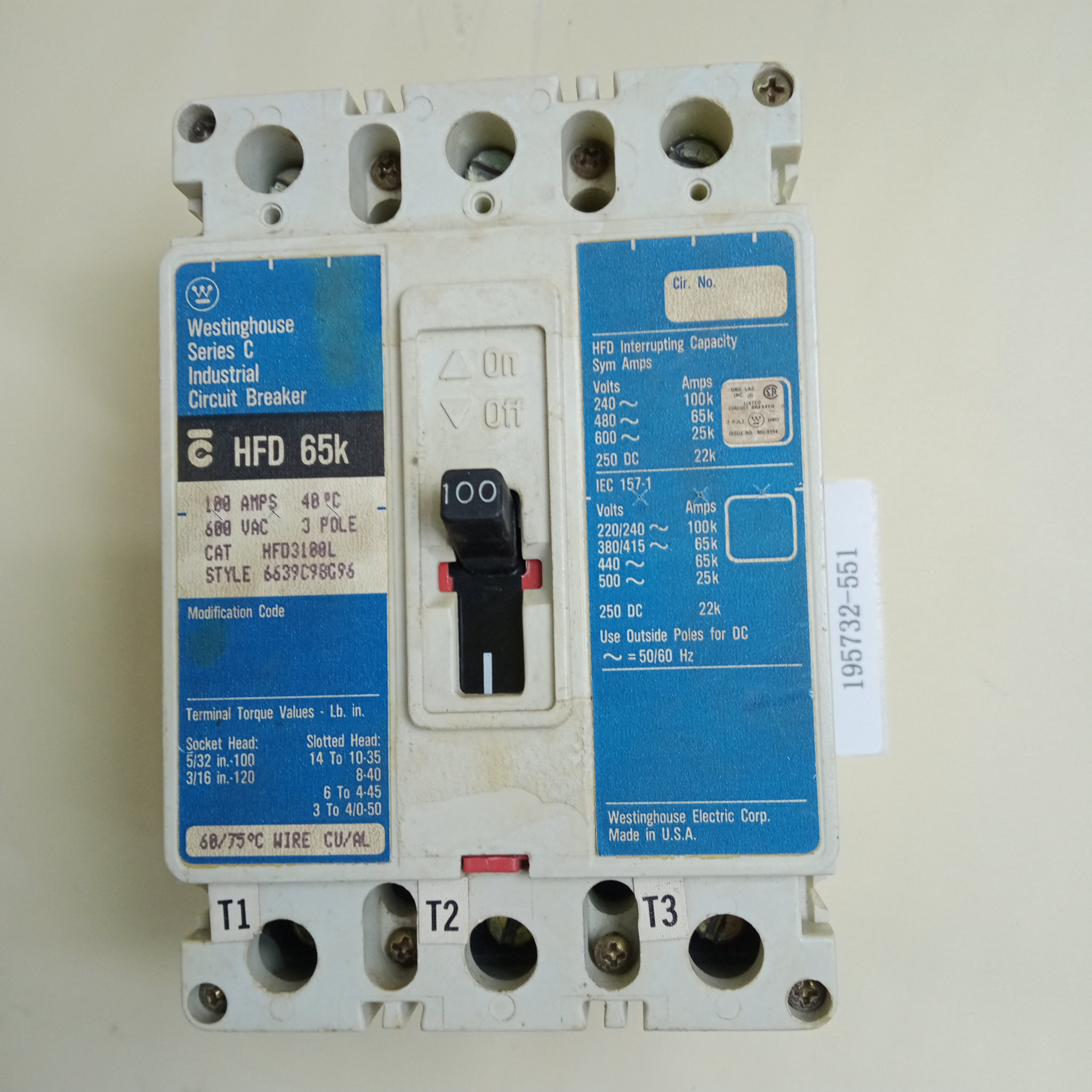 现货库存Westinghouse断路器HFD3100L 优势供应#J