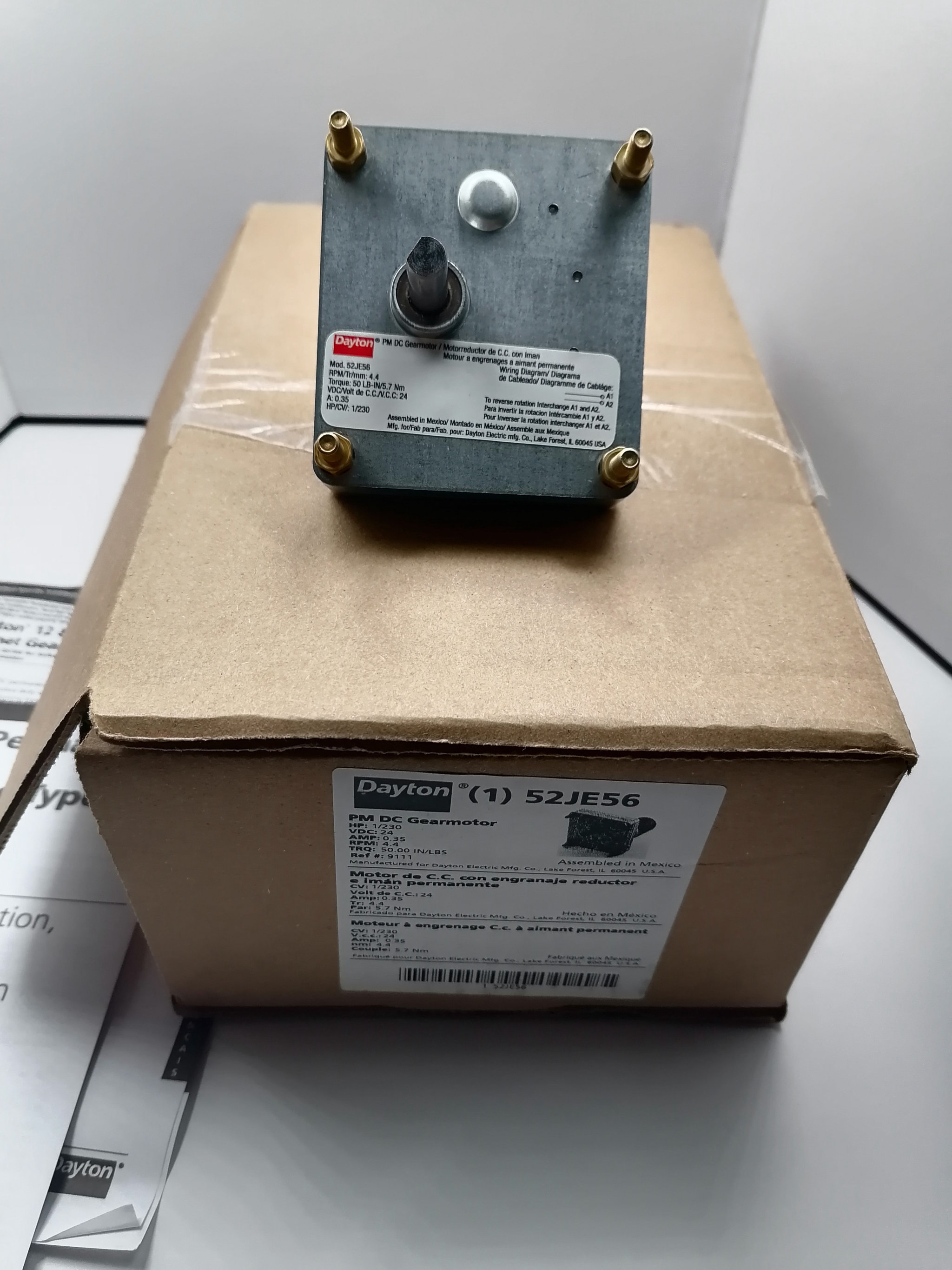 美国品牌 Dayton-齿轮马达-52JE56  原装正品 优势供应#A