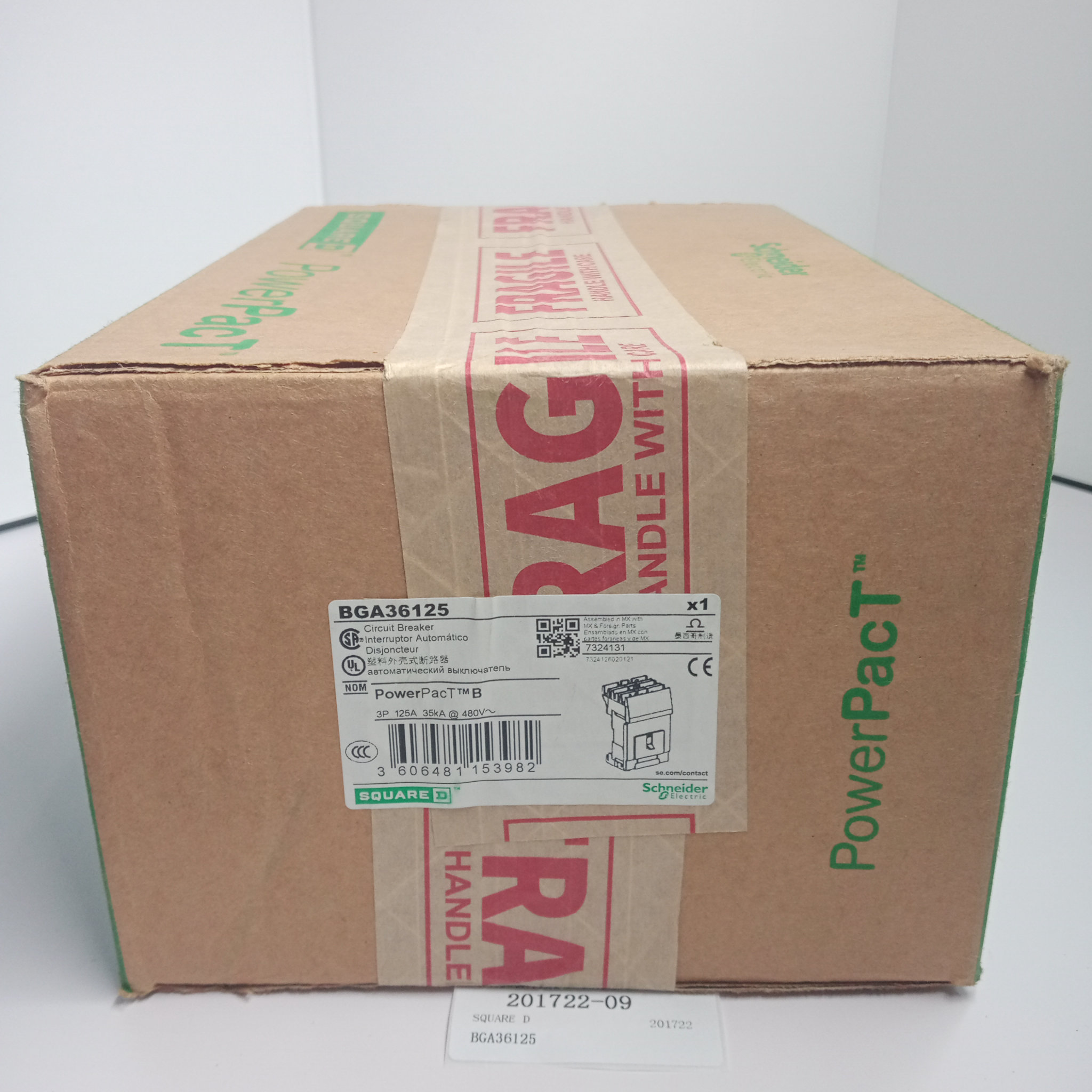 施耐德断路器 现货库存 SQUARE D断路器BGA36125 优势供应  #J