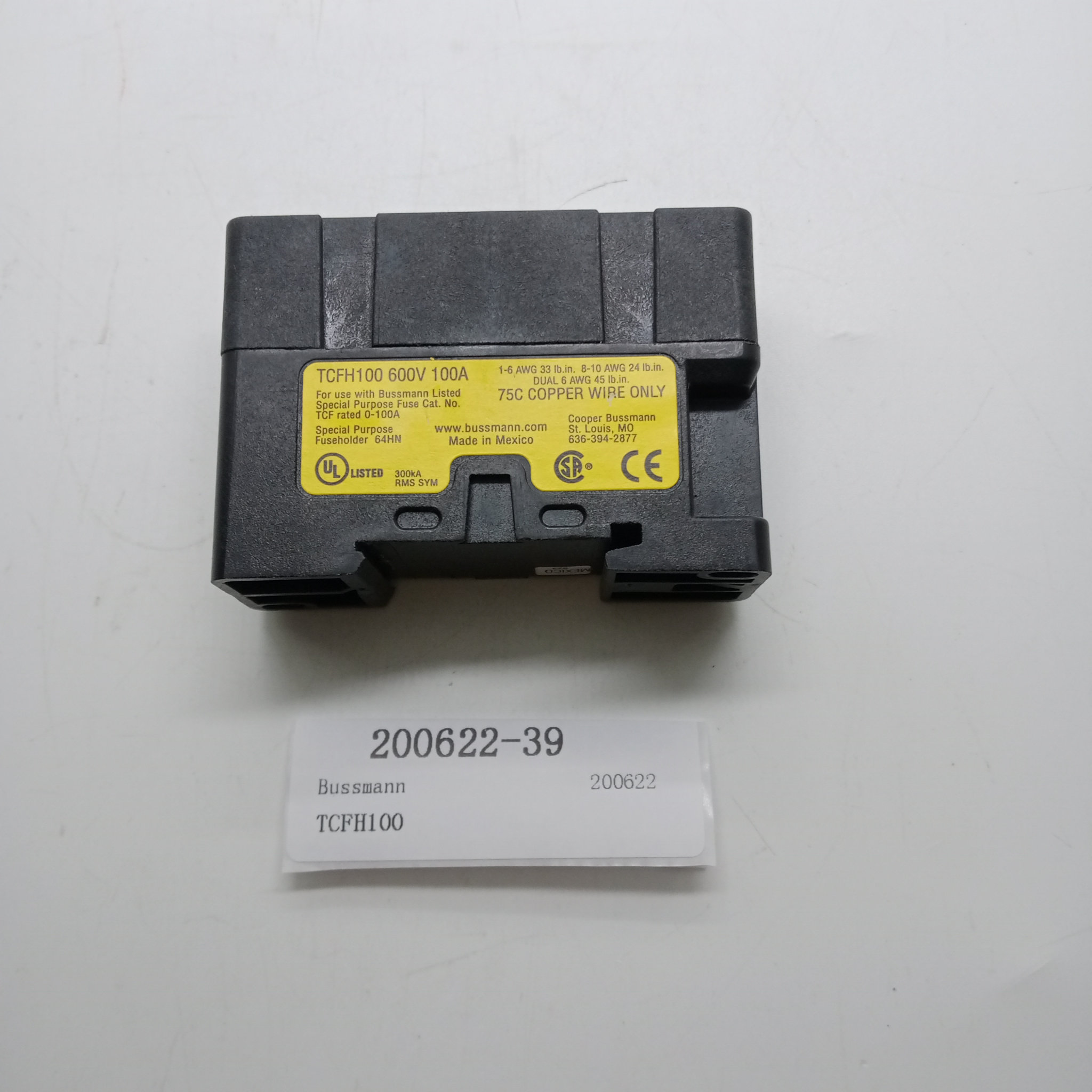 现货库存 Bussman/保险丝 TCFH100  原装正品 优势供应#A