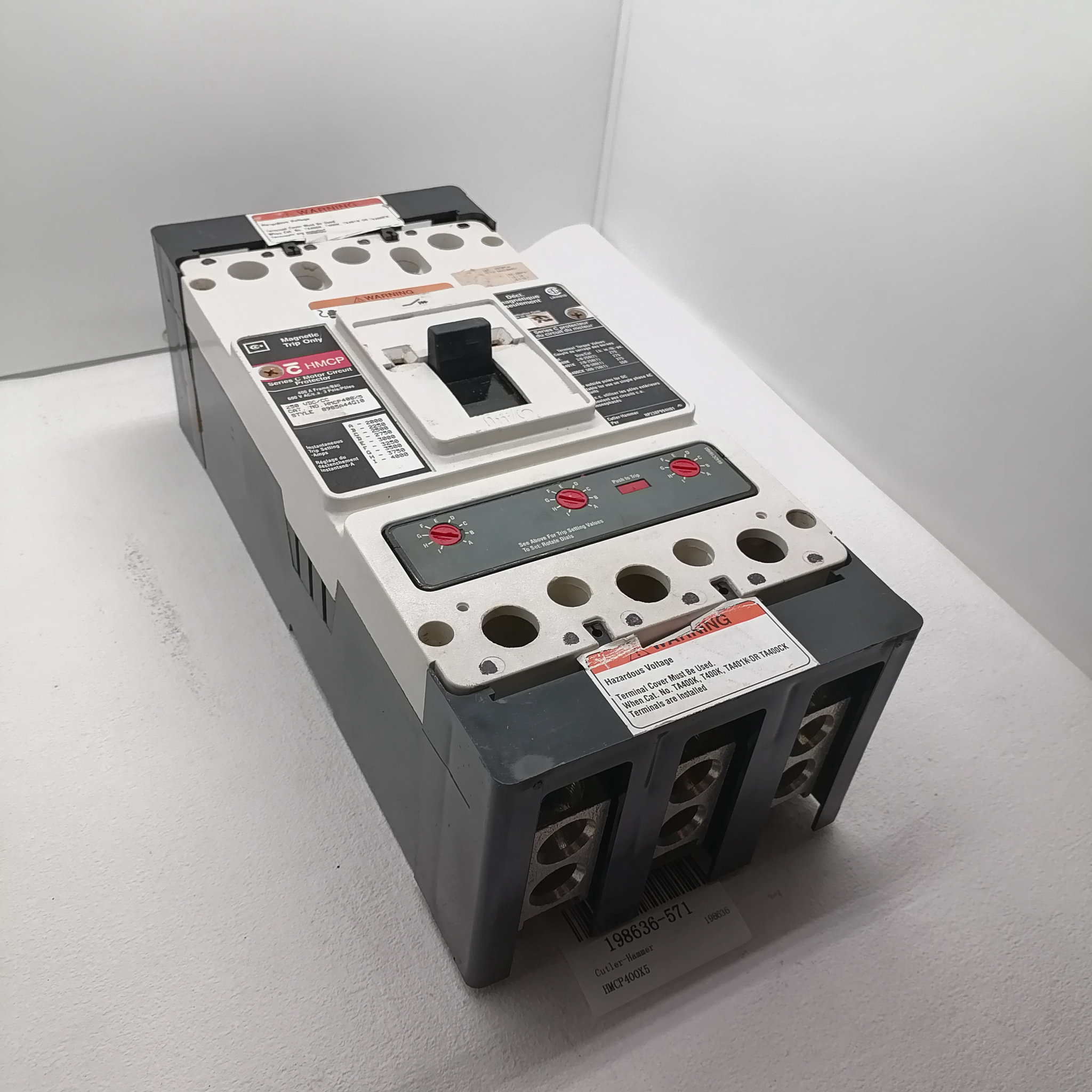 优势供应 现货库存 Cutler-Hammer-断路器 HMCP400X5 #L