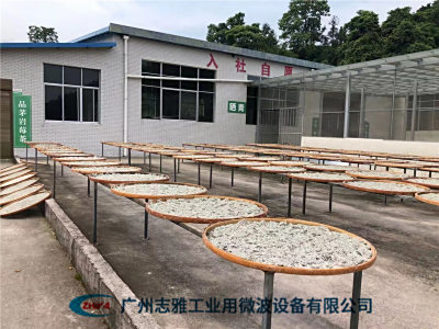 茅巖莓茶微波殺青機