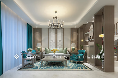 江川区古滇国现代简约中式别墅-187m²