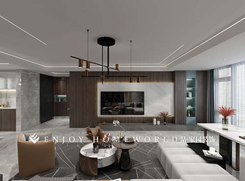 玉溪中梁壹号院现代单元房-130m²