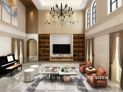 昆明公园1903轻奢混搭别墅-315m²