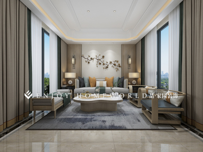 昆明伊顿庄园新中式别墅-380㎡