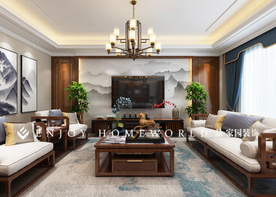 昆明滇池俊府中式别墅-320㎡