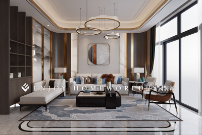 江川云福山居新中式别墅-390㎡