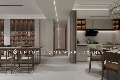 玉溪金科东方王榭现代中式单元房-120㎡