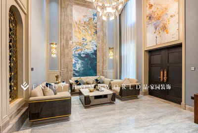 实景-临岸三千城-别墅-美式轻奢