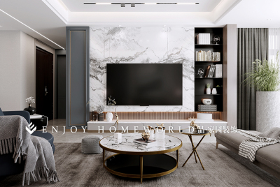 玉溪金科东方王榭现代风格单元房-139㎡  