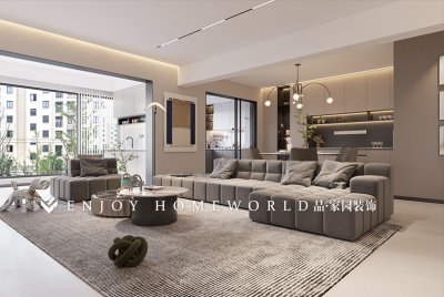 玉溪兰溪湖畔现代风格单元房-170㎡