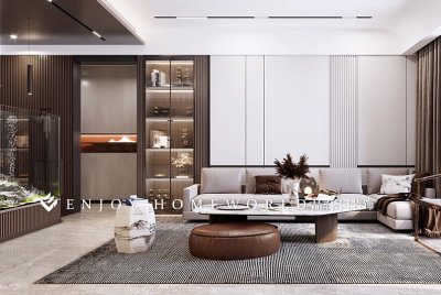 玉溪兰溪湖畔现代中式底复复式楼 257m²