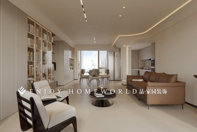 玉溪装修-东方王榭现代单元房201㎡