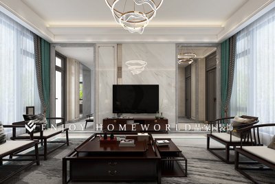 通海装修-纳家营新中式自建别墅725㎡