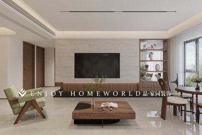 玉溪装修-新兴瑞园现代极简单元房150㎡