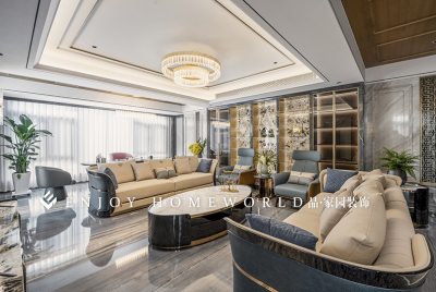 实景-山水佳园现代中式别墅