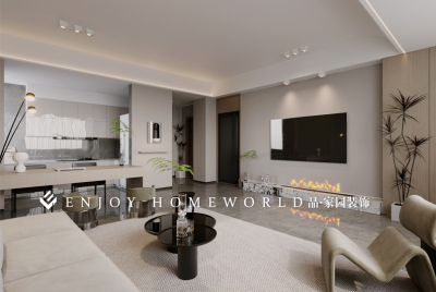 玉溪装修-李棋自建房现代风120㎡