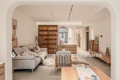 实景-玉水金岸原木风 - 180平