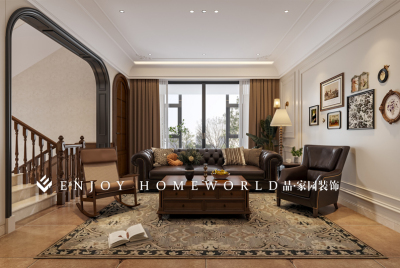 玉溪装修-江川区大街镇三街村自建房440m²美式