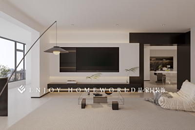 玉溪装修-兰溪湖畔160m²现代风