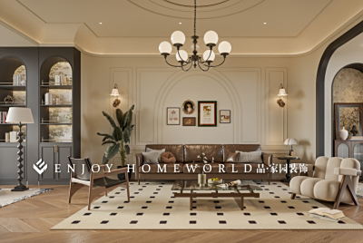 通海装修-拾光合著250m²中古风