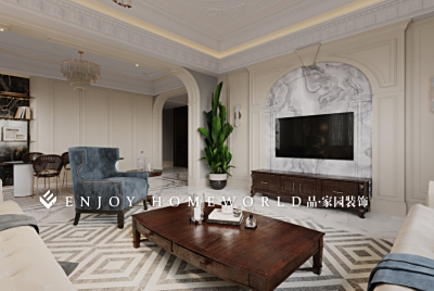 通海装修-通海小回村自建房275m²欧式风格