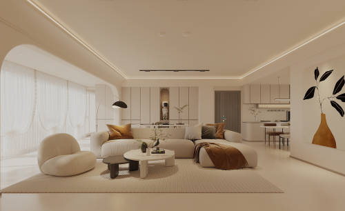 玉溪装修-金科九璋180m²奶油风